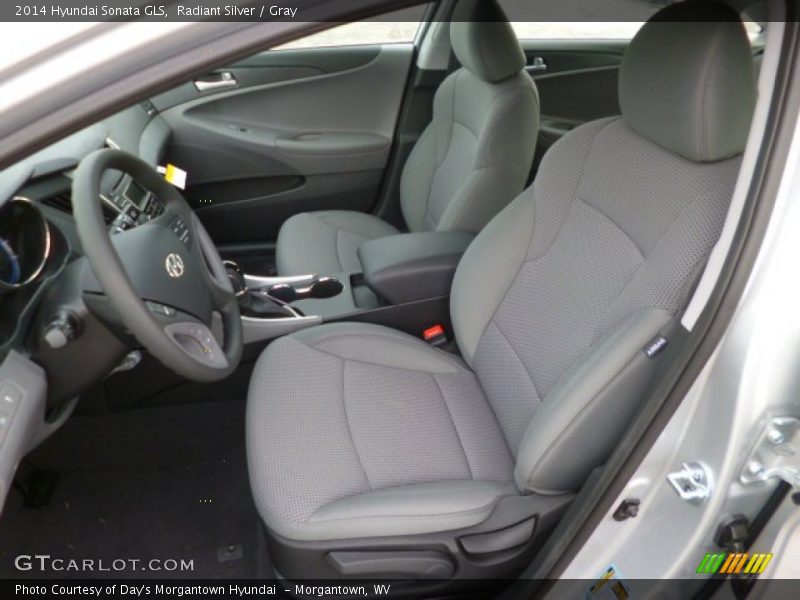 Radiant Silver / Gray 2014 Hyundai Sonata GLS
