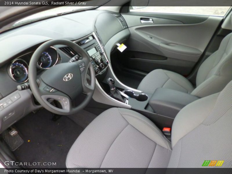 Radiant Silver / Gray 2014 Hyundai Sonata GLS