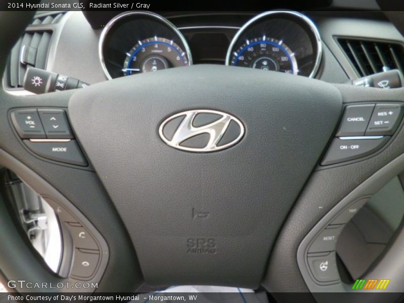 Radiant Silver / Gray 2014 Hyundai Sonata GLS