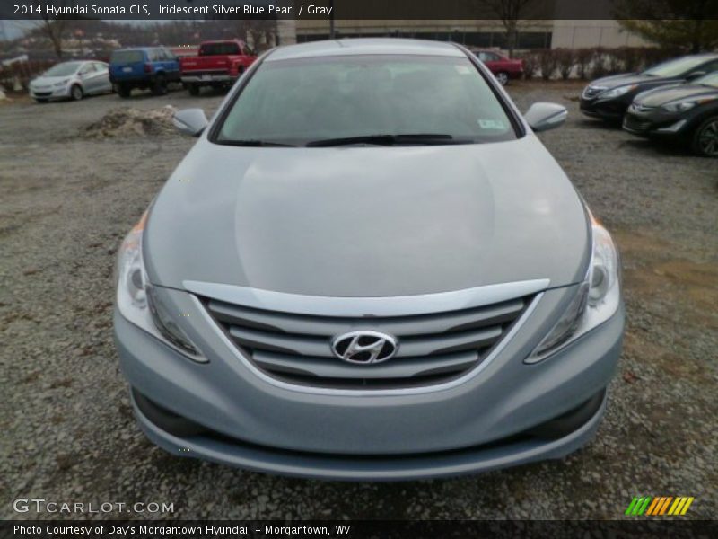 Iridescent Silver Blue Pearl / Gray 2014 Hyundai Sonata GLS