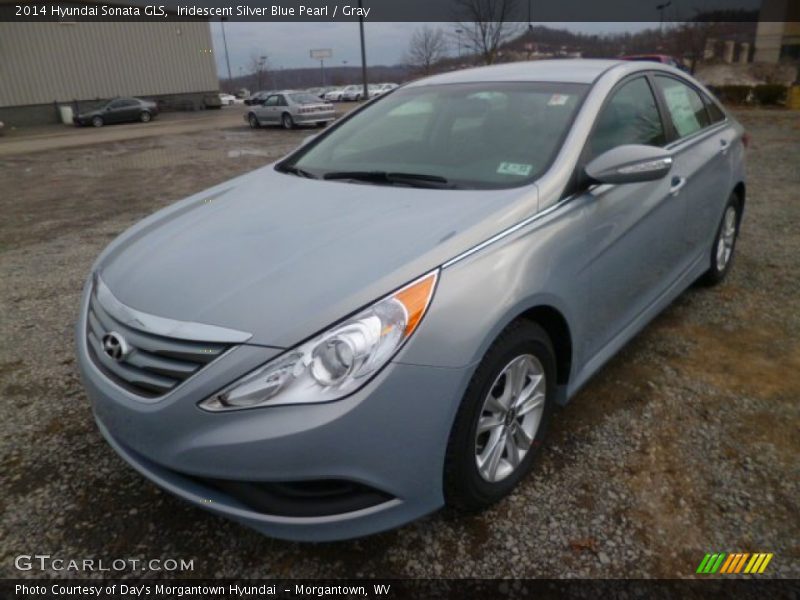 Iridescent Silver Blue Pearl / Gray 2014 Hyundai Sonata GLS