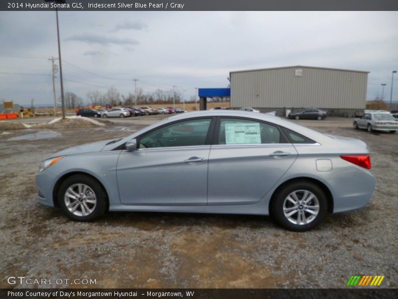 Iridescent Silver Blue Pearl / Gray 2014 Hyundai Sonata GLS