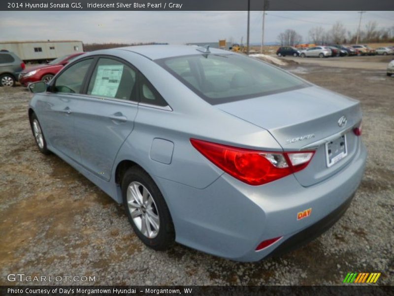 Iridescent Silver Blue Pearl / Gray 2014 Hyundai Sonata GLS