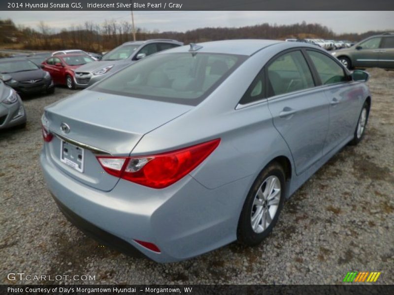 Iridescent Silver Blue Pearl / Gray 2014 Hyundai Sonata GLS