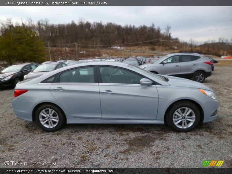 Iridescent Silver Blue Pearl / Gray 2014 Hyundai Sonata GLS
