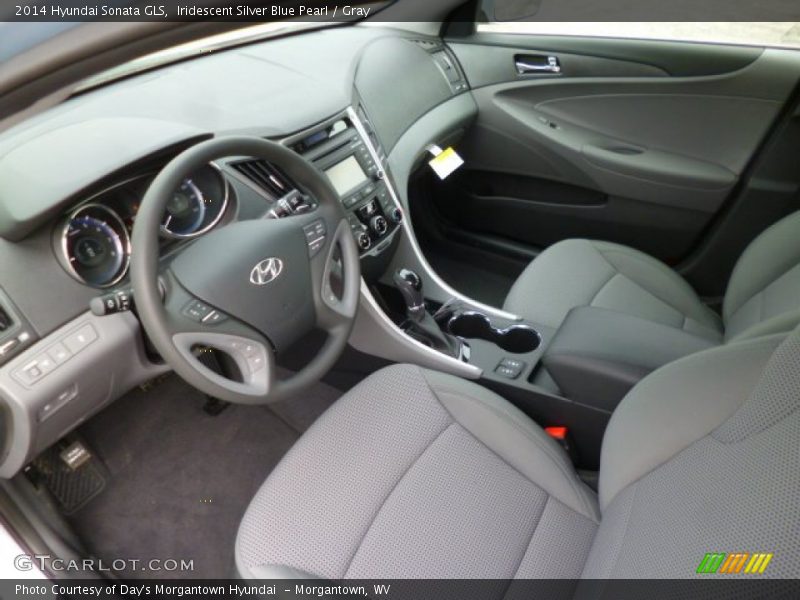 Iridescent Silver Blue Pearl / Gray 2014 Hyundai Sonata GLS
