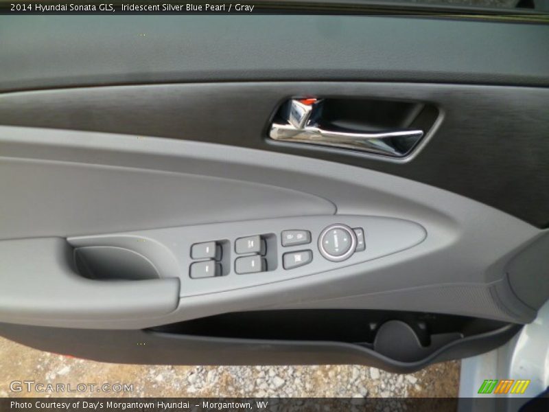 Iridescent Silver Blue Pearl / Gray 2014 Hyundai Sonata GLS