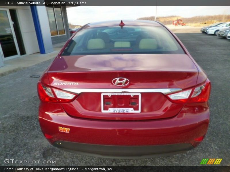 Venetian Red / Camel 2014 Hyundai Sonata GLS