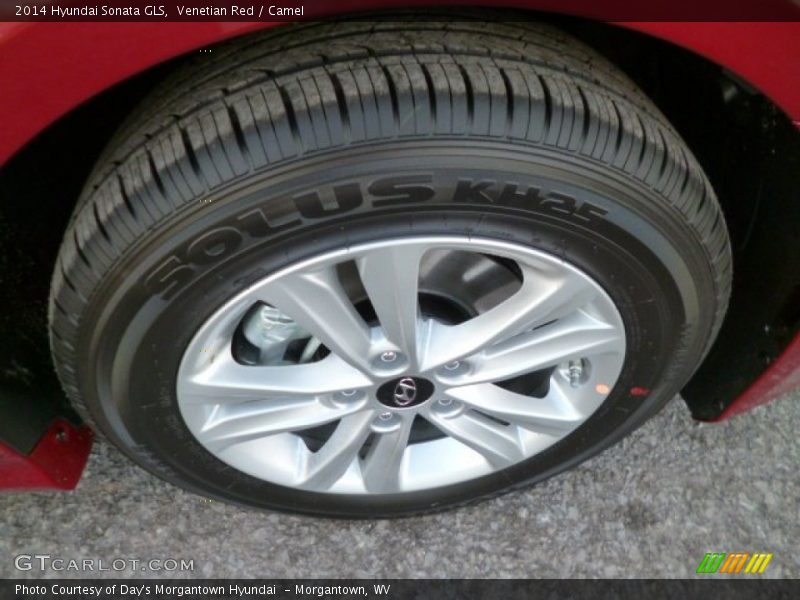 Venetian Red / Camel 2014 Hyundai Sonata GLS