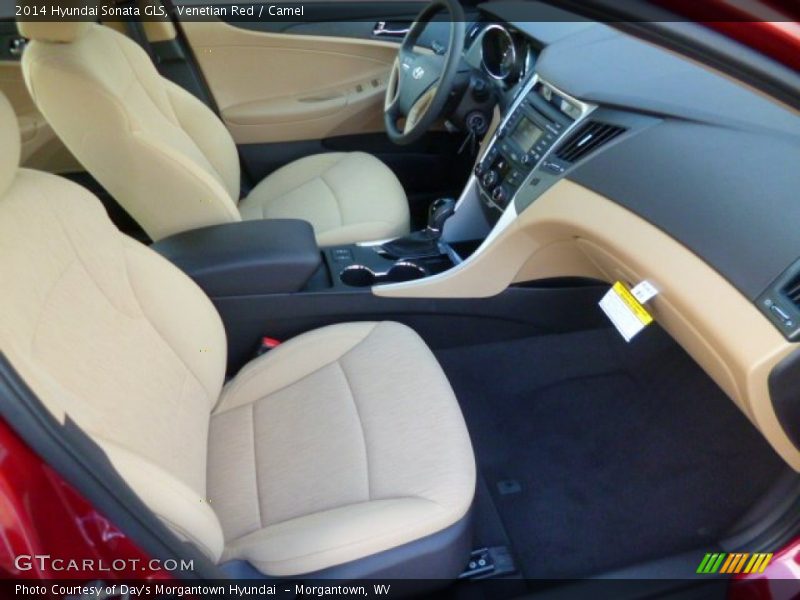Venetian Red / Camel 2014 Hyundai Sonata GLS