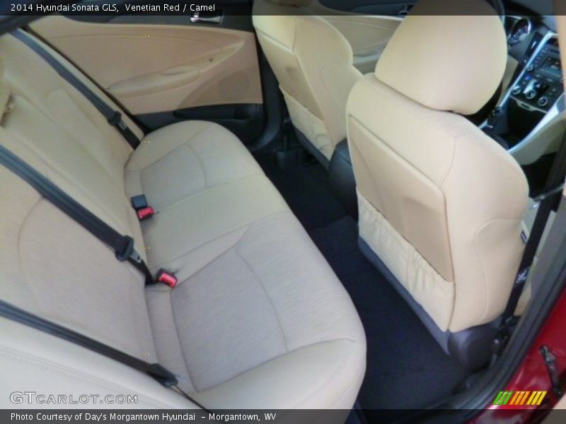 Venetian Red / Camel 2014 Hyundai Sonata GLS