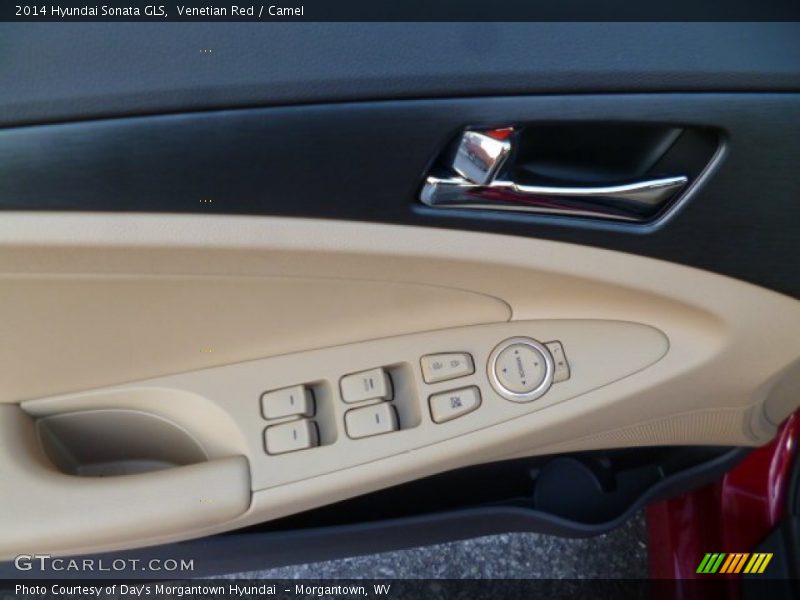 Venetian Red / Camel 2014 Hyundai Sonata GLS