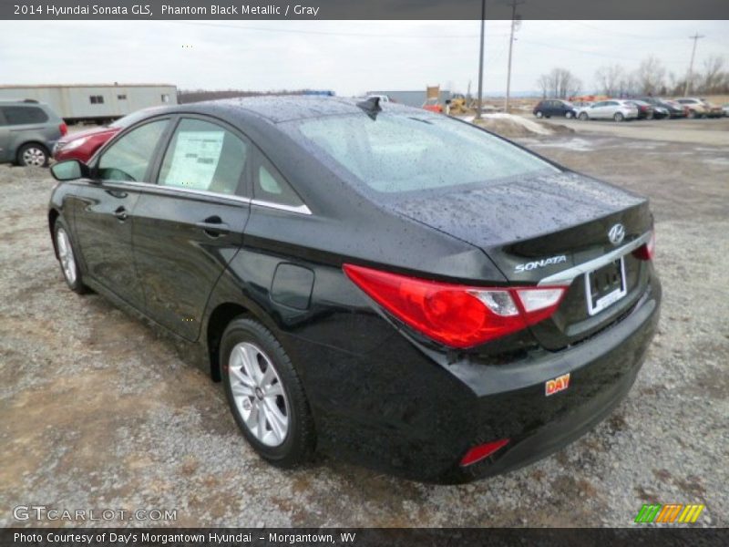 Phantom Black Metallic / Gray 2014 Hyundai Sonata GLS