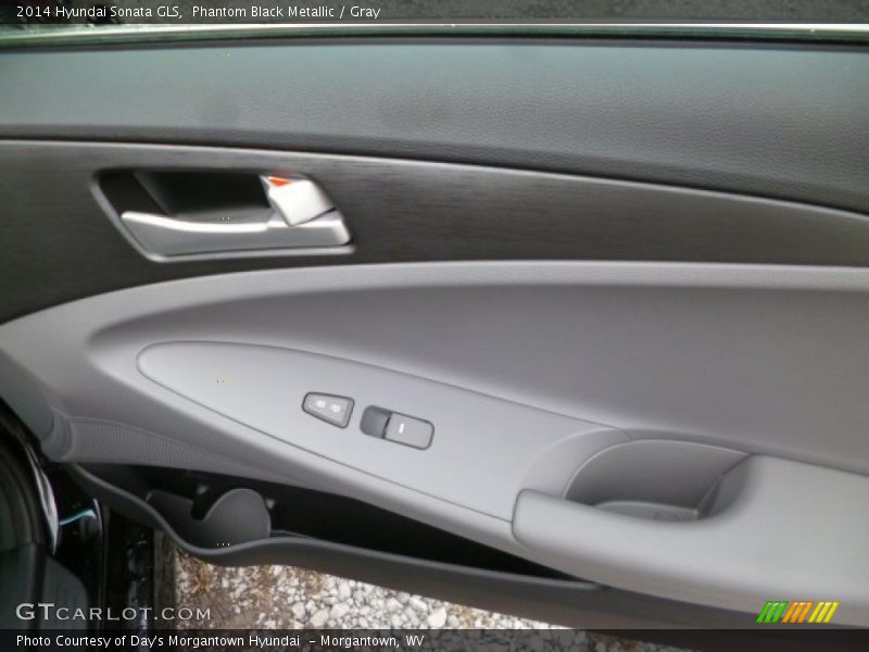 Phantom Black Metallic / Gray 2014 Hyundai Sonata GLS