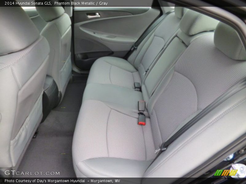 Phantom Black Metallic / Gray 2014 Hyundai Sonata GLS