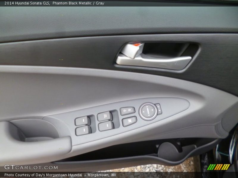 Phantom Black Metallic / Gray 2014 Hyundai Sonata GLS