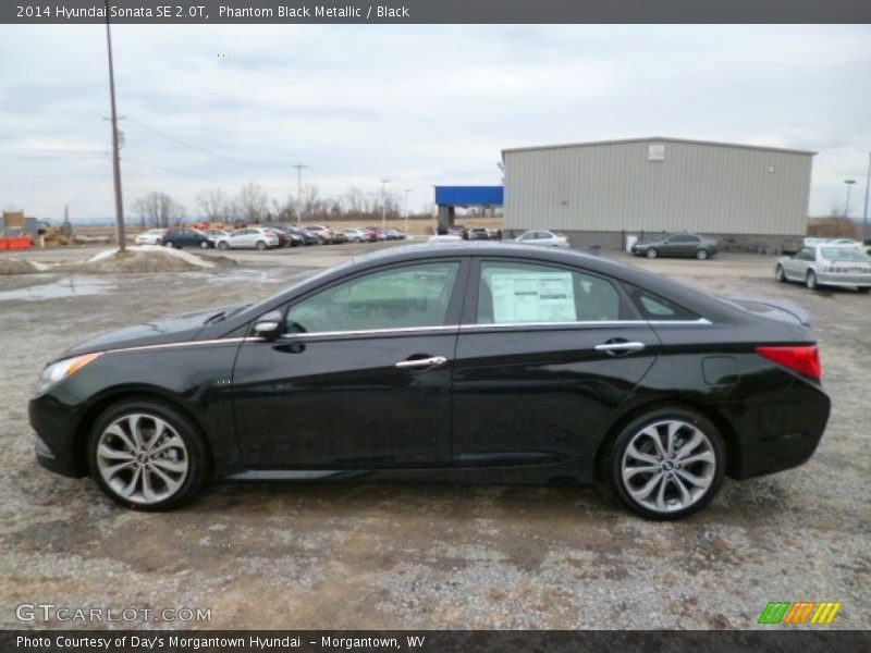 Phantom Black Metallic / Black 2014 Hyundai Sonata SE 2.0T