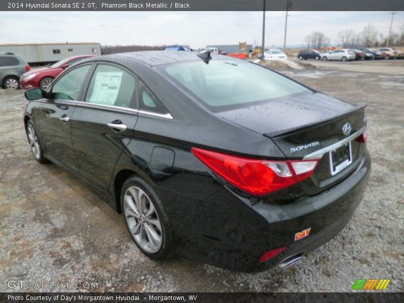 Phantom Black Metallic / Black 2014 Hyundai Sonata SE 2.0T