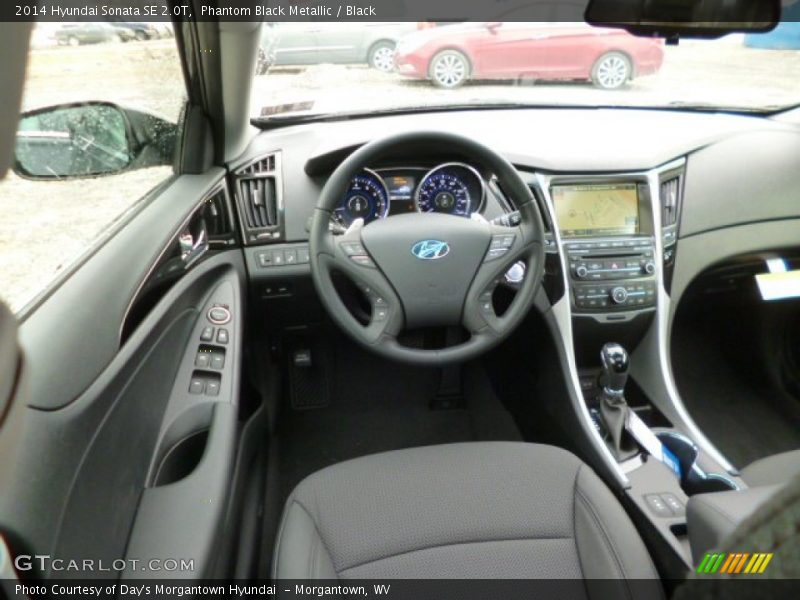 Phantom Black Metallic / Black 2014 Hyundai Sonata SE 2.0T