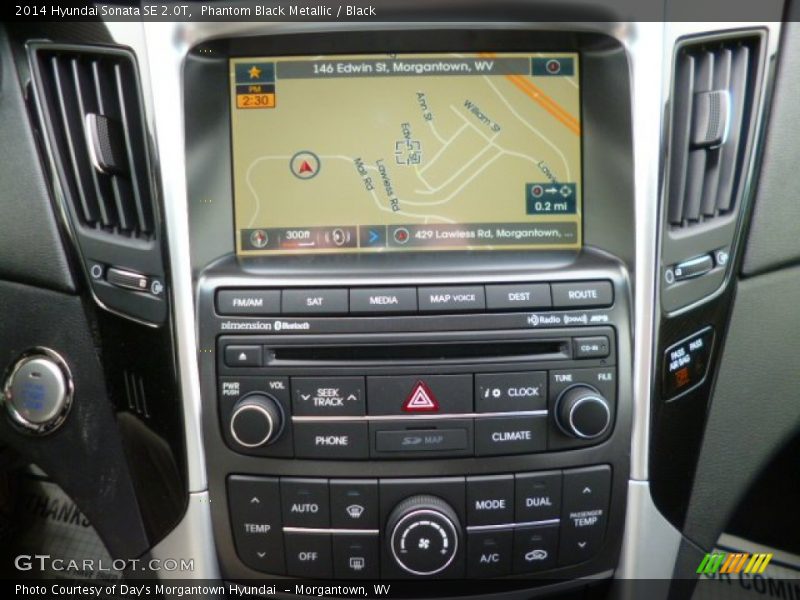 Phantom Black Metallic / Black 2014 Hyundai Sonata SE 2.0T