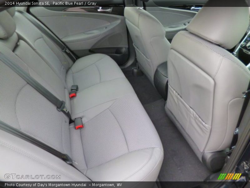 Pacific Blue Pearl / Gray 2014 Hyundai Sonata SE