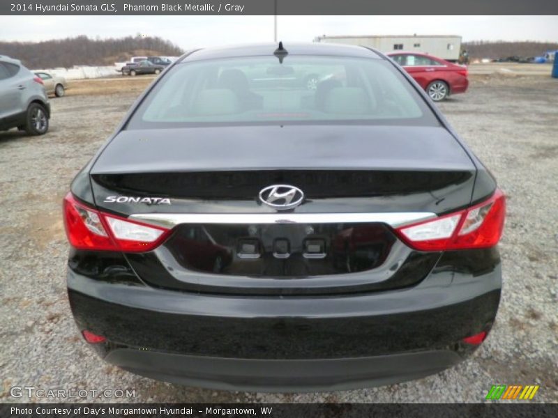 Phantom Black Metallic / Gray 2014 Hyundai Sonata GLS
