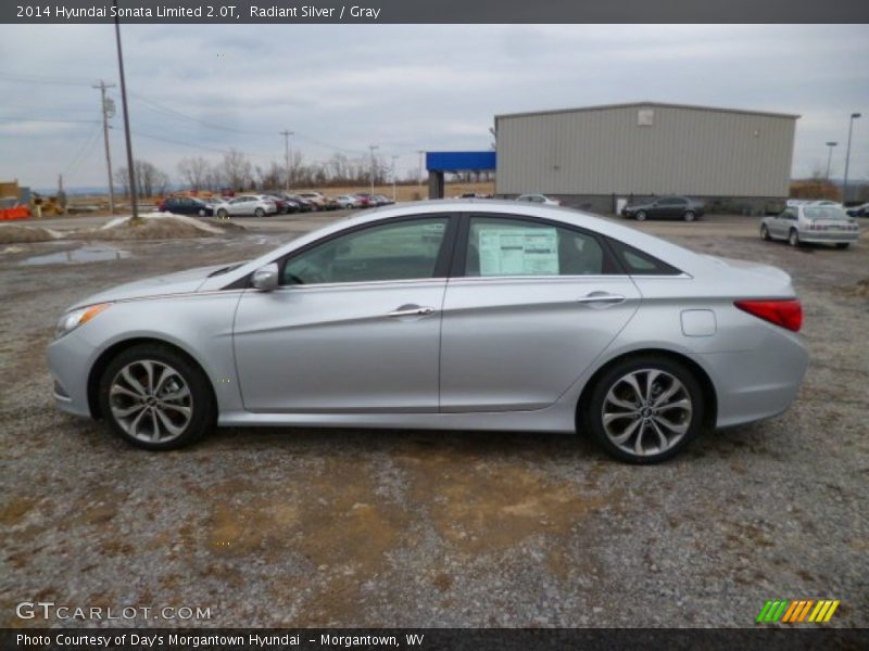 Radiant Silver / Gray 2014 Hyundai Sonata Limited 2.0T