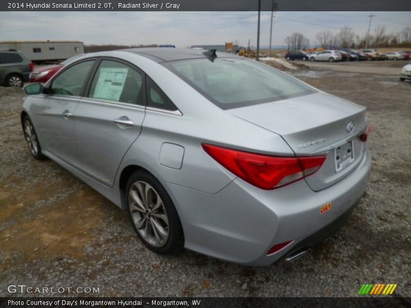 Radiant Silver / Gray 2014 Hyundai Sonata Limited 2.0T