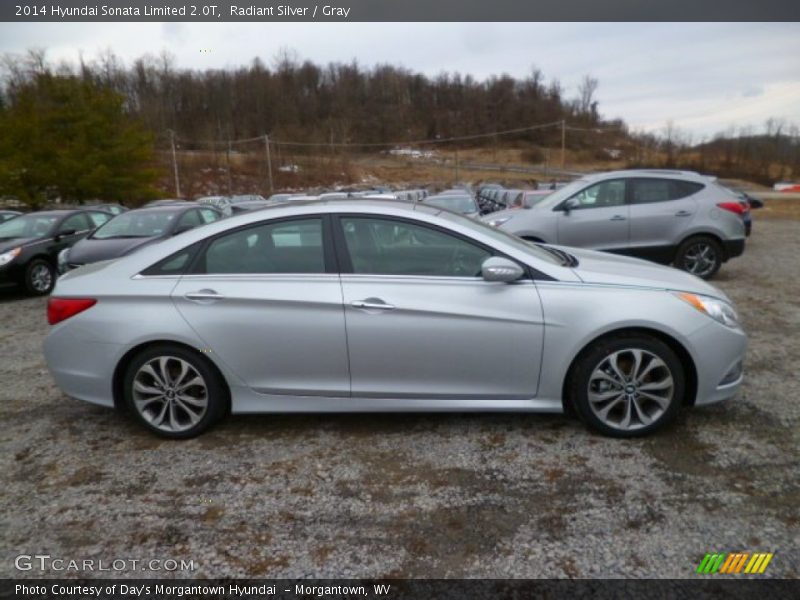 Radiant Silver / Gray 2014 Hyundai Sonata Limited 2.0T