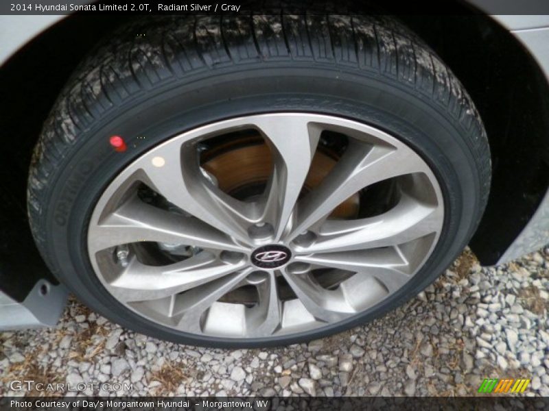 Radiant Silver / Gray 2014 Hyundai Sonata Limited 2.0T