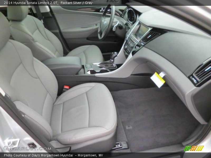 Radiant Silver / Gray 2014 Hyundai Sonata Limited 2.0T