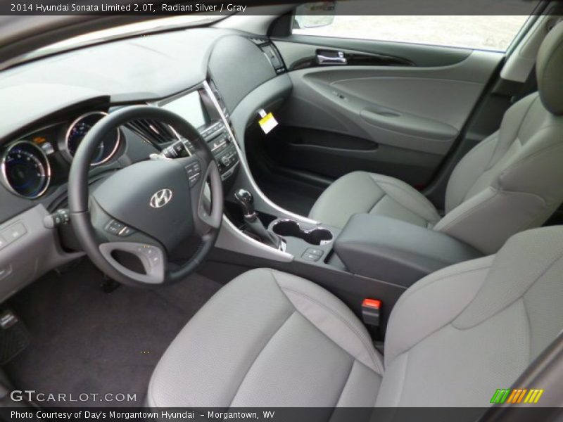 Radiant Silver / Gray 2014 Hyundai Sonata Limited 2.0T