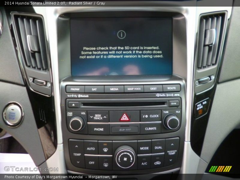 Radiant Silver / Gray 2014 Hyundai Sonata Limited 2.0T