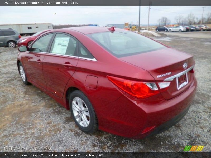 Venetian Red / Gray 2014 Hyundai Sonata GLS