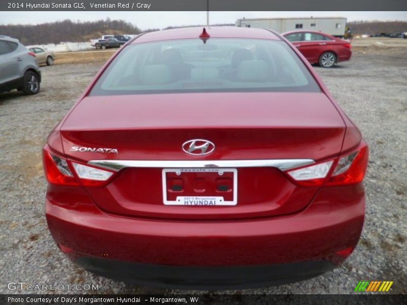 Venetian Red / Gray 2014 Hyundai Sonata GLS