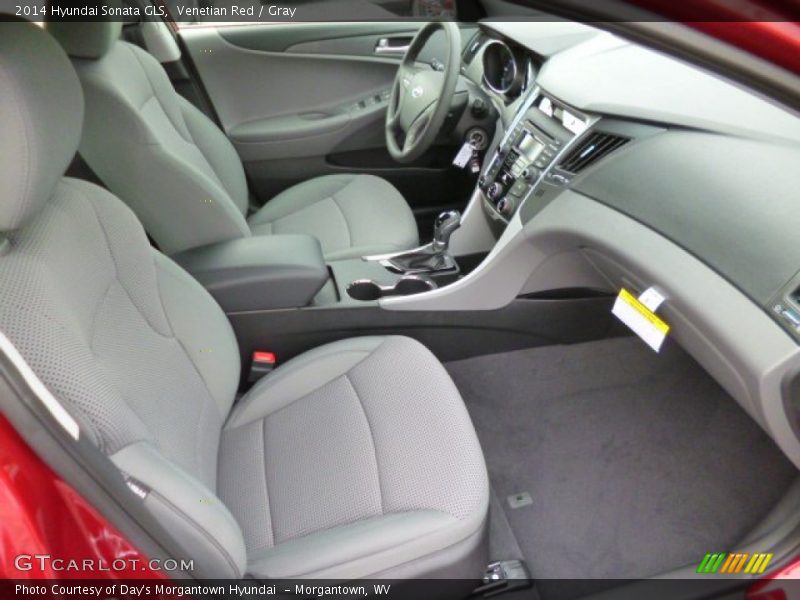 Venetian Red / Gray 2014 Hyundai Sonata GLS
