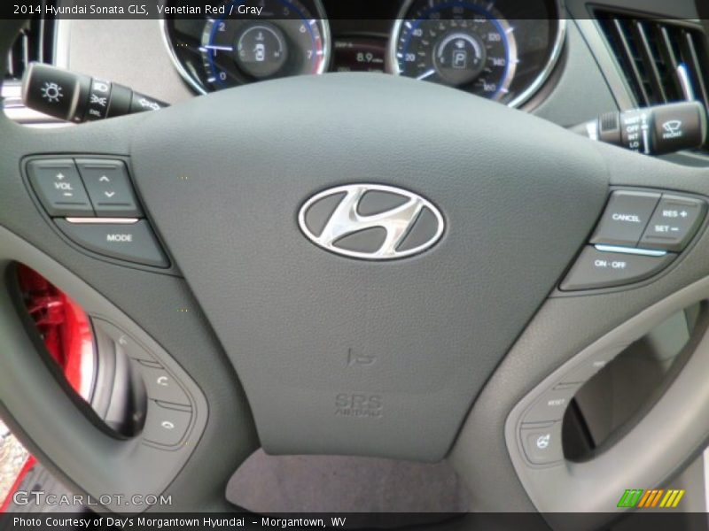 Venetian Red / Gray 2014 Hyundai Sonata GLS