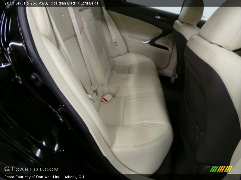 Obsidian Black / Ecru Beige 2010 Lexus IS 250 AWD