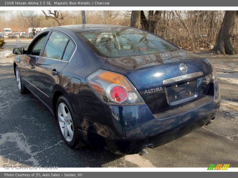 Majestic Blue Metallic / Charcoal 2008 Nissan Altima 3.5 SE