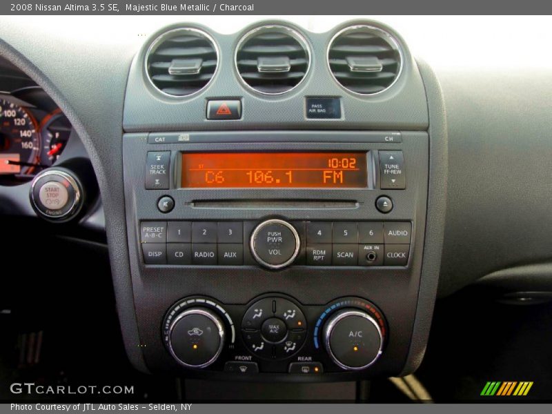 Majestic Blue Metallic / Charcoal 2008 Nissan Altima 3.5 SE