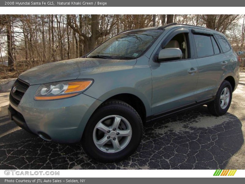 Natural Khaki Green / Beige 2008 Hyundai Santa Fe GLS