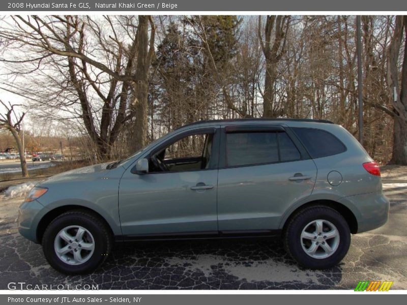 Natural Khaki Green / Beige 2008 Hyundai Santa Fe GLS
