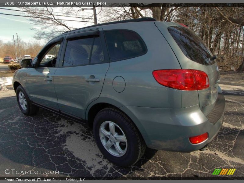 Natural Khaki Green / Beige 2008 Hyundai Santa Fe GLS