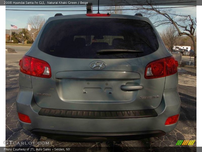 Natural Khaki Green / Beige 2008 Hyundai Santa Fe GLS