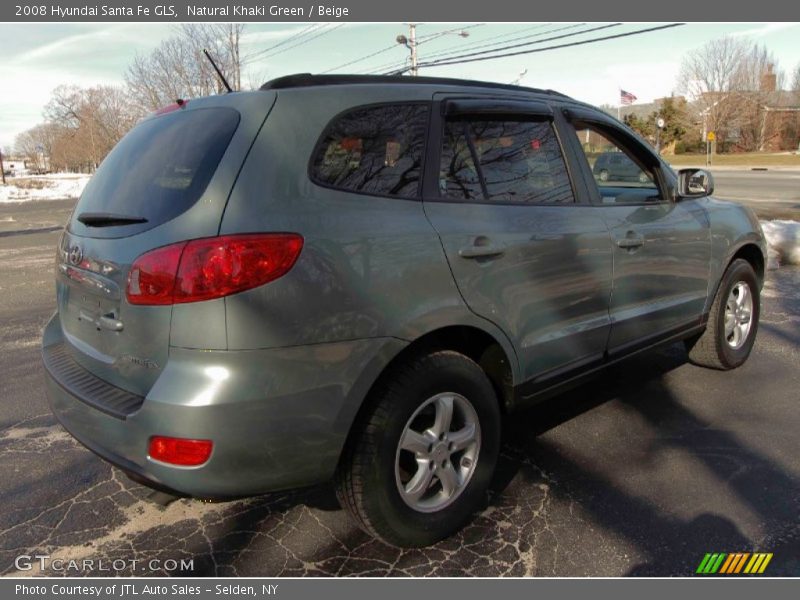Natural Khaki Green / Beige 2008 Hyundai Santa Fe GLS