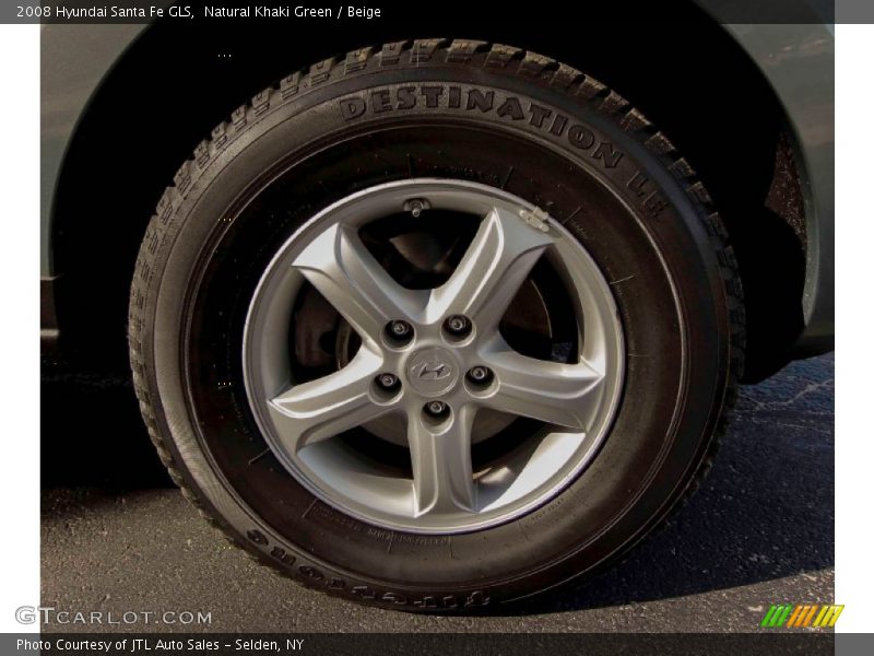 Natural Khaki Green / Beige 2008 Hyundai Santa Fe GLS