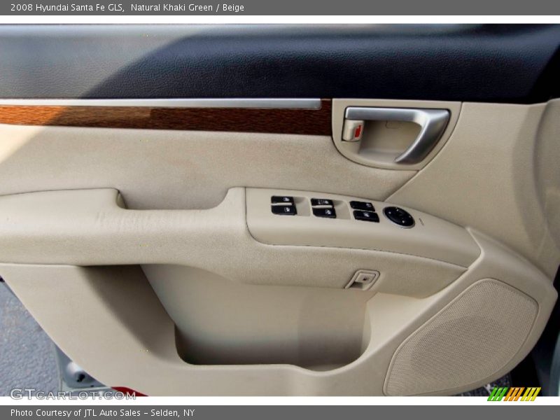 Natural Khaki Green / Beige 2008 Hyundai Santa Fe GLS
