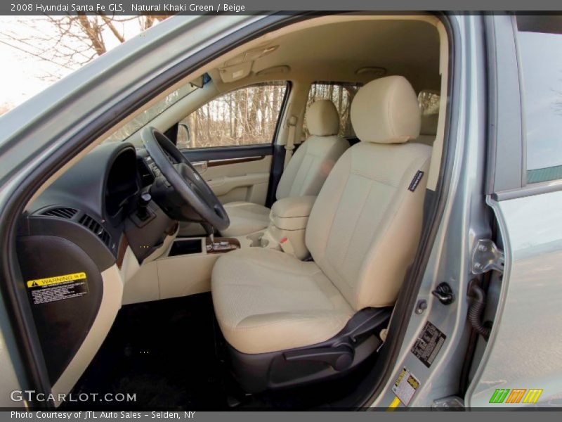 Natural Khaki Green / Beige 2008 Hyundai Santa Fe GLS