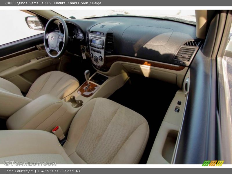 Natural Khaki Green / Beige 2008 Hyundai Santa Fe GLS