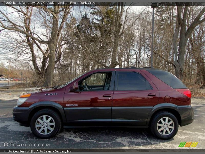 Medium Red / Dark Gray 2002 Buick Rendezvous CXL AWD